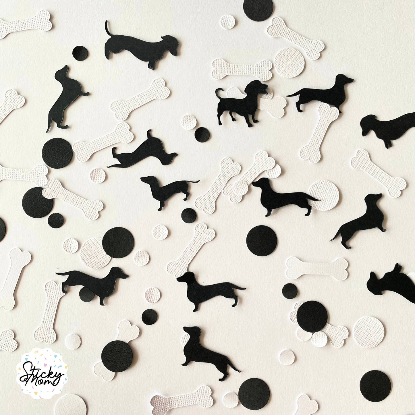 Dachshund dog party Confetti - dog birthday