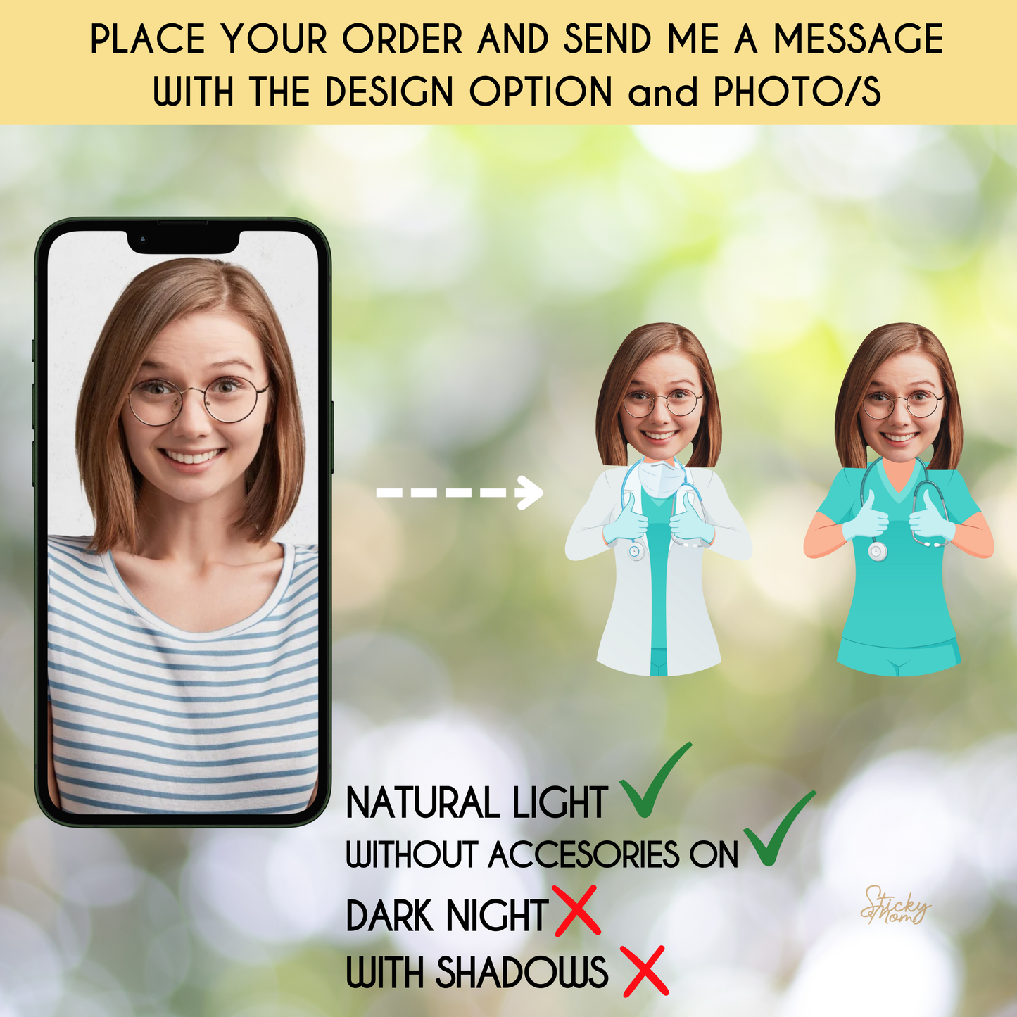 Surgeon photo banner, doctor cupcake toppers and doctor confetti - Graduation doctor day