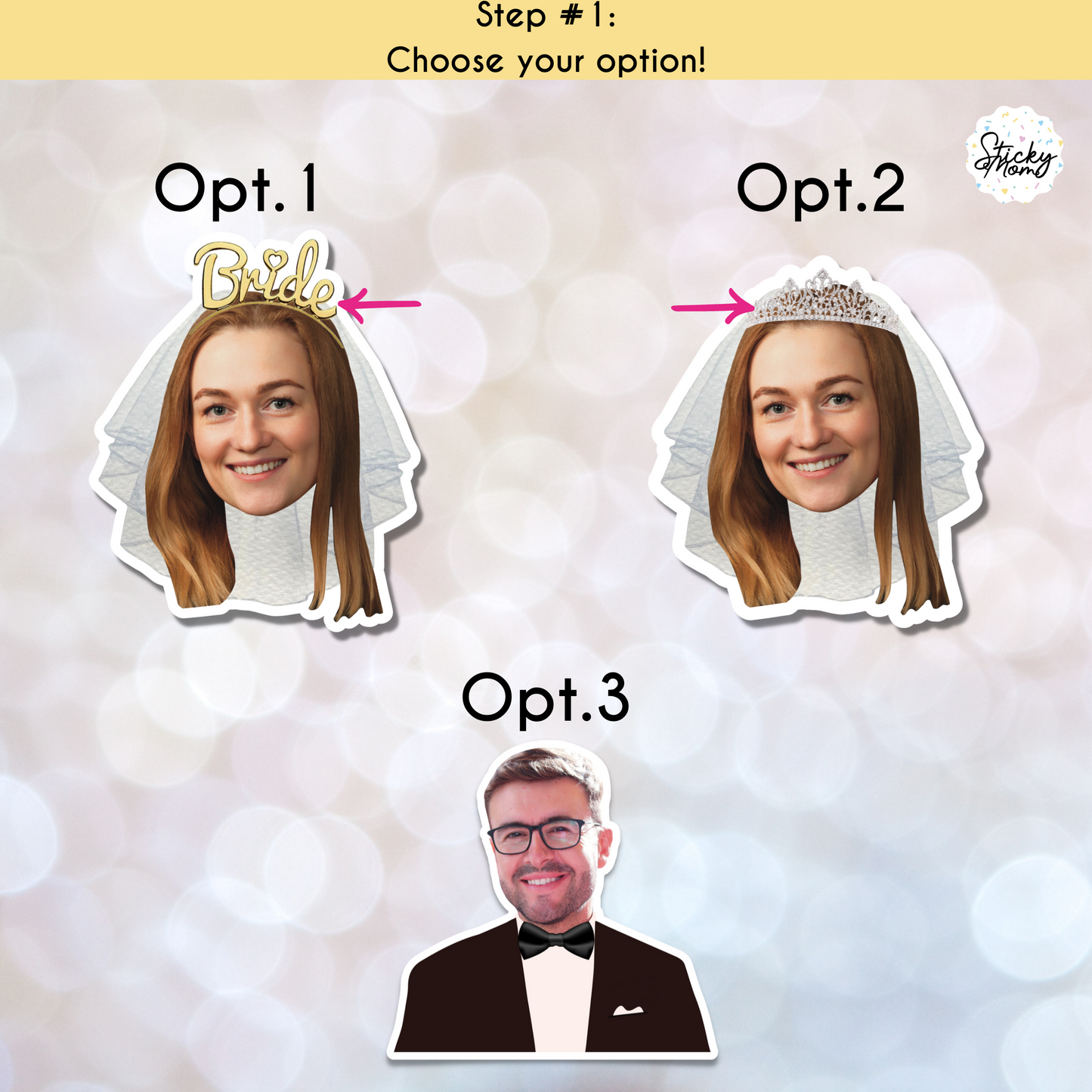 Groom shower HEN Party confetti, cupcake toppers & bride banner - bride & groom to be party
