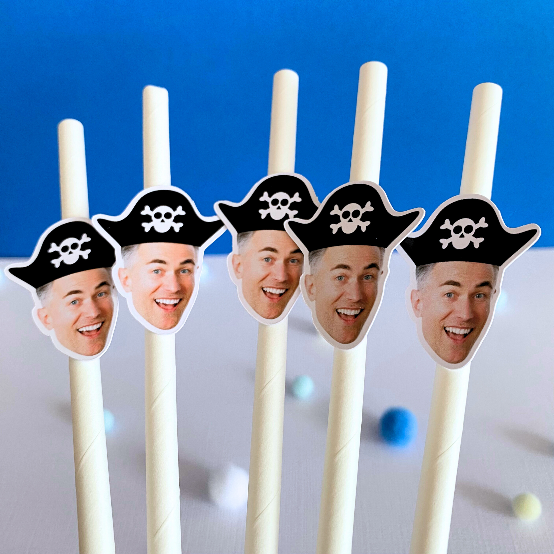 pirates party decorations pirate paper straws bachelor ideas stickymomshop image 